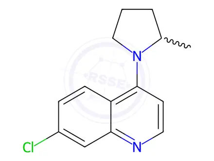 Chemical structure of Hydroxychloroquine EP Impurity F