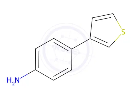 Chemical structure of 4-(Thiophen-3-yl)aniline
