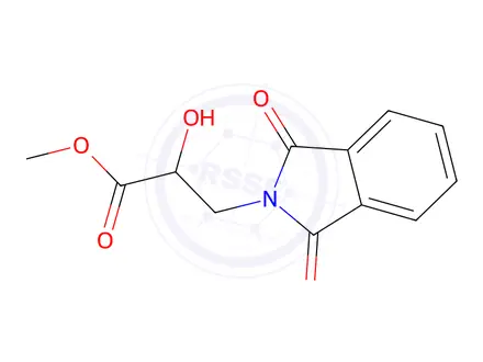 Chemical structure of Methyl 3-(1,3-dioxoisoindolin-2-yl)-2-hydroxypropanoate