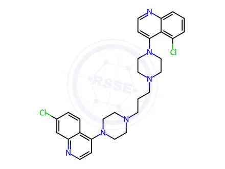 Chemical structure of Piperaquine Impurity C