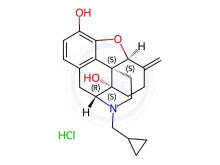 Chemical structure of Nalmefene Hydrochloride