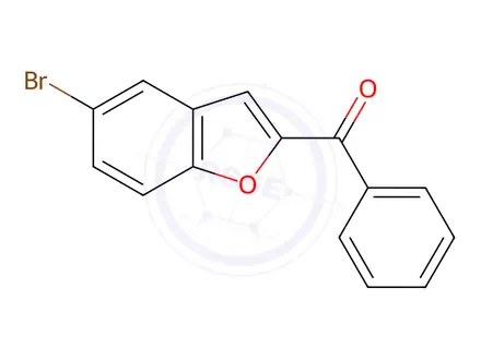 Chemical structure of (5-Bromo-1-benzofuran-2-yl)(phenyl)methanone