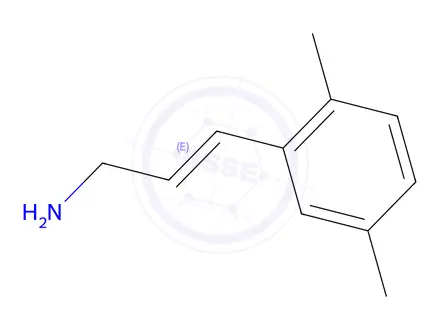 Chemical structure of 3-(2,5-Dimethylphenyl)prop-2-en-1-amine