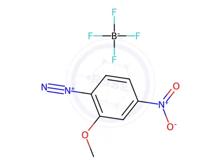 Chemical structure of 2-METHOXY-4-NITROBENZENEDIAZONIUM TETRAFLUOROBORATE