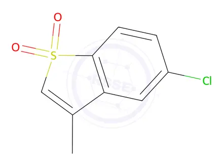 Chemical structure of 5-Chloro-3-methyl-1H-benzo[B]thiophene-1,1-dione