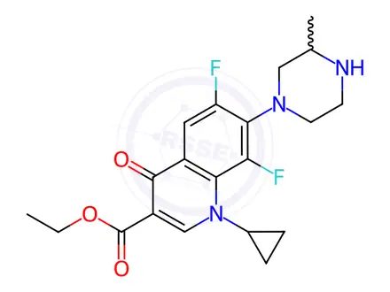 Chemical structure of Gatifloxacin Impurity 3