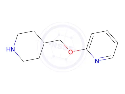 Chemical structure of 2-(Piperidin-4-ylmethoxy)pyridine