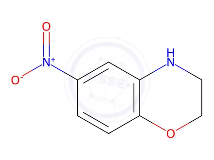 Chemical structure of 6-Nitro-3,4-dihydro-2H-1,4-benzoxazine