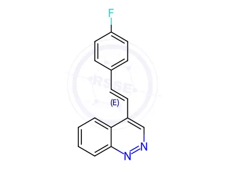 Chemical structure of 4-(4-Fluorostyryl)cinnoline