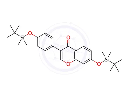 Chemical structure of Daidzein Bis-tert-butyldimethylsilyl Ether