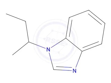 Chemical structure of 1H-Benzimidazole,1-(1-methylpropyl)-(9CI)