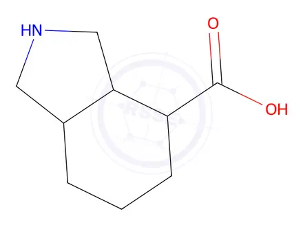 Chemical structure of Octahydro-1h-isoindole-4-carboxylic acid