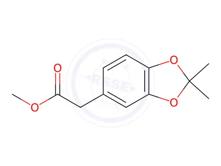 Chemical structure of 2,2-Dimethyl-1,3-benzodioxole-4-acetic Acid Methyl Ester