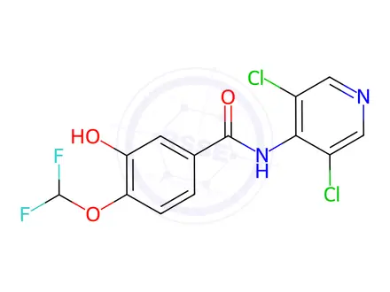 Chemical structure of Roflumilast Impurity 7