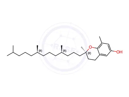 Chemical structure of delta-Tocopherol