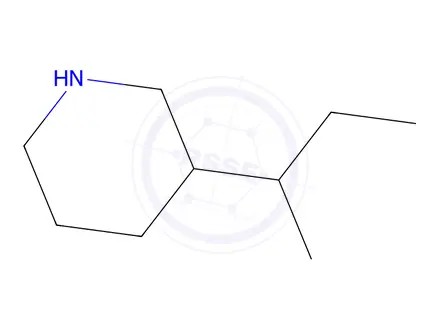 Chemical structure of 3-(butan-2-yl)piperidine