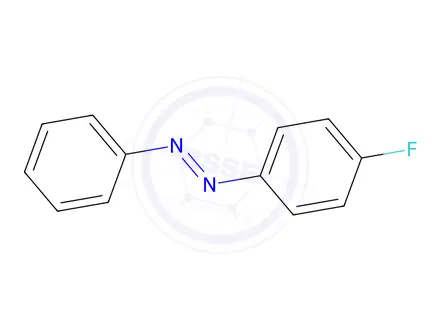 Chemical structure of Azobenzene, 4-fluoro-