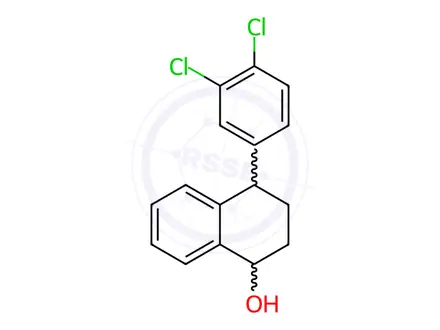 Chemical structure of Sertraline Impurity 1