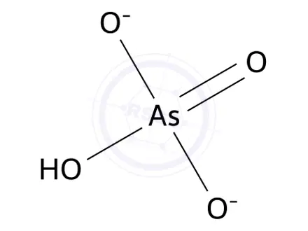 Chemical structure of POTASSIUM HYDROGENARSENATE DIHYDRATE