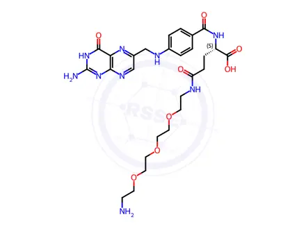 Chemical structure of Folate-PEG3-amine