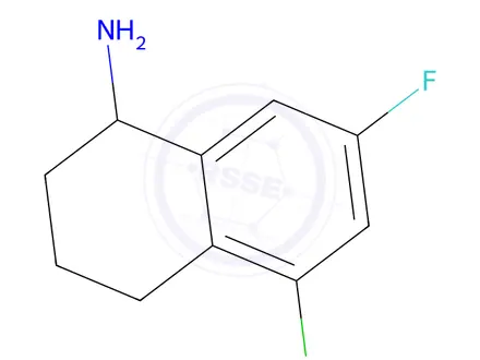 Chemical structure of 5-CHLORO-7-FLUORO-1,2,3,4-TETRAHYDRONAPHTHYLAMINE