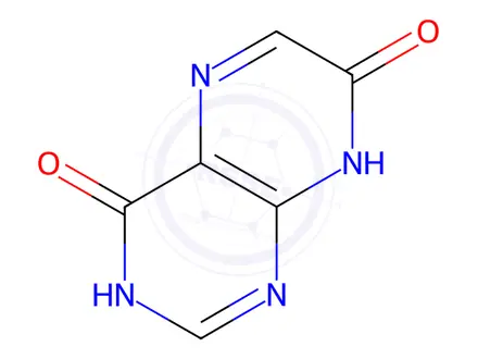 Chemical structure of 4,7-DIHYDROXYPTERIDINE