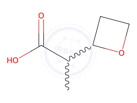 Chemical structure of 2-(Oxetan-2-yl)propanoic acid