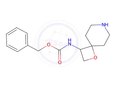 Chemical structure of Benzyl (1-oxa-7-azaspiro[3.5]Nonan-3-yl)carbamate