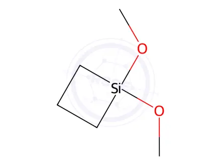 Chemical structure of 1,1-dimethoxysilacyclobutane