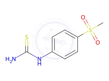 Chemical structure of (4-Methanesulfonyl-phenyl)-thiourea