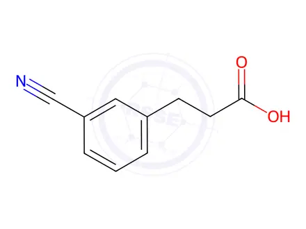 Chemical structure of 3-(3-Cyano-phenyl)-propionic acid