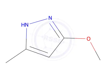 Chemical structure of 5-methoxy-3-methyl-1H-pyrazole