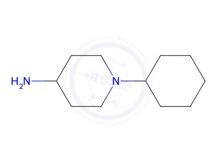 Chemical structure of N-cyclohexyl-4-aminopiperidine 2HCl