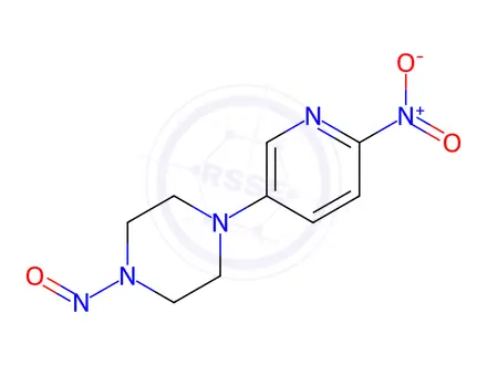 Chemical structure of Palbociclib Impurity 231 (N-Nitroso Palbociclib Impurity 30)