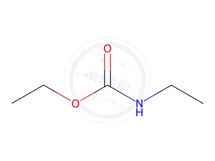 Chemical structure of Ethylurethane