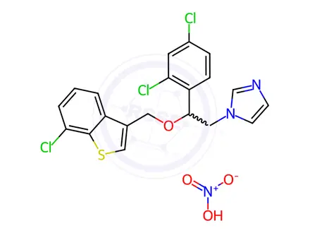 Chemical structure of Sertaconazole Nitrate