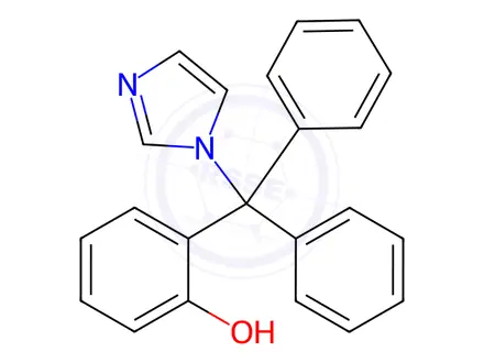 Chemical structure of 2-(1H-IMIDAZOL-1-YLDIPHENYLMETHYL)-PHENOL