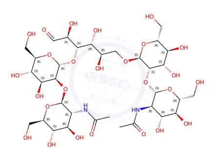 Chemical structure of BETA-GLCNAC-[1->2]-ALPHA-MAN-[1->3][BETA-GLCNAC-(1->2)-ALPHA-MAN-(1->6)]-MAN