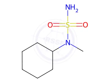 Chemical structure of n-Cyclohexyl-n-methylaminosulfonamide