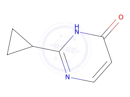 Chemical structure of 2-cyclopropylpyrimidin-4-ol