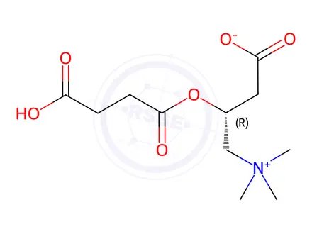 Chemical structure of Succinylcarnitine chloride Solution in Methanol