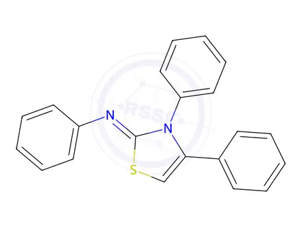 Chemical structure of (3,4-DIPHENYL-3H-THIAZOL-2-YLIDENE)-PHENYL-AMINE