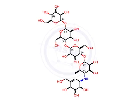 Chemical structure of Acarbose Impurity G