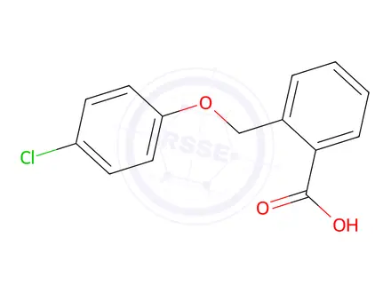 Chemical structure of 2-[(4-CHLOROPHENOXY)METHYL]BENZOIC ACID