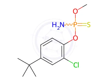 Chemical structure of Crufomate Impurity 1