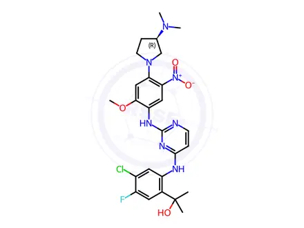 Chemical structure of Sunvozertinib Impurity 3