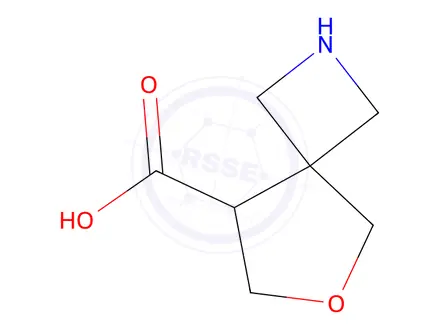 Chemical structure of 6-Oxa-2-azaspiro[3.4]Octane-8-carboxylic acid