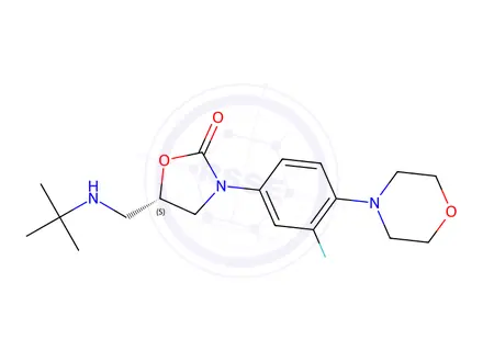 Chemical structure of N-t-Butyl N-Deactyl Linezolid