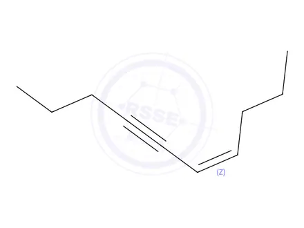 Chemical structure of (Z)-4-Decen-6-yne