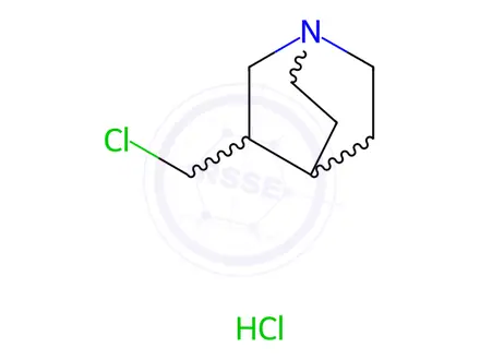 Chemical structure of 3-Chloromethyl-1-azabicyclo[2.2.2]octane hydrochloride